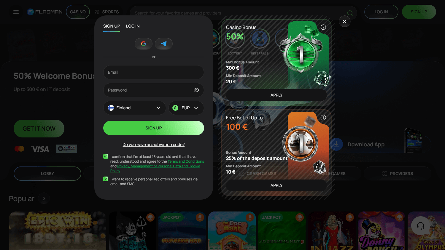 Flagman Casino Login für Spieler aus Deutschland: Lizenz und Spielerschutz Europa