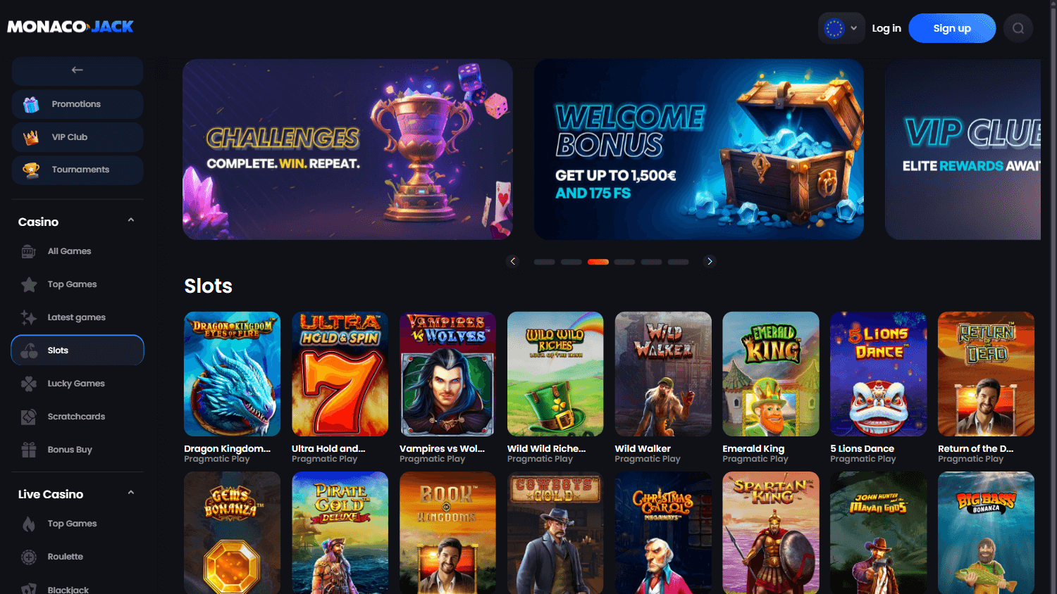 MonacoJackCasino2 mit Login – Review für Spieler aus Deutschland