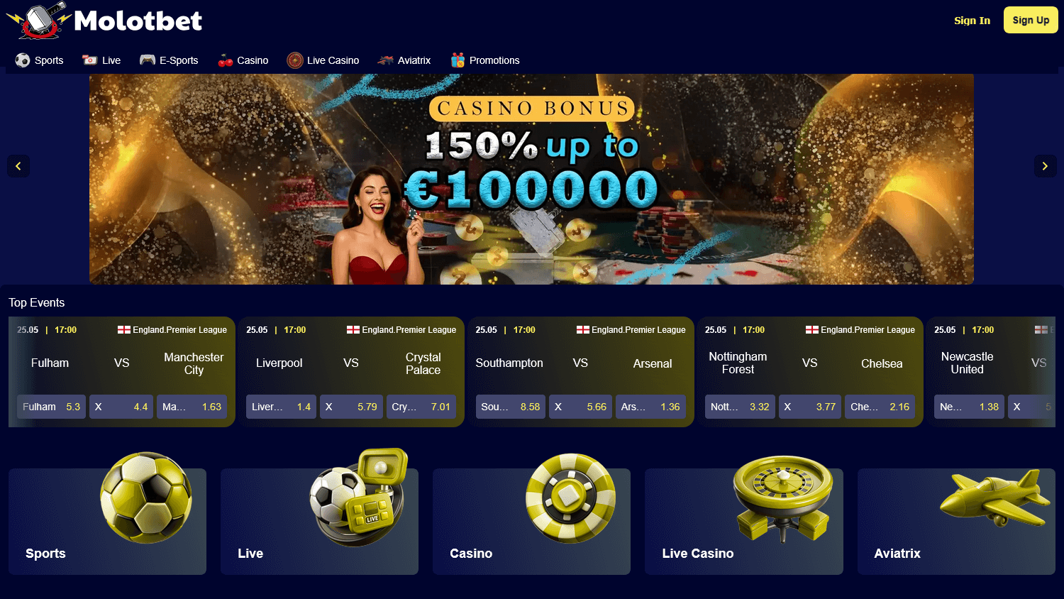 molotbet_casino_homepage_desktop