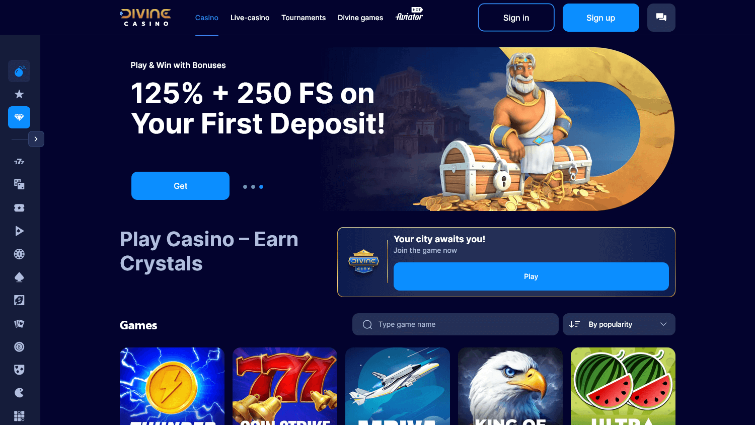 divine_casino_homepage_desktop