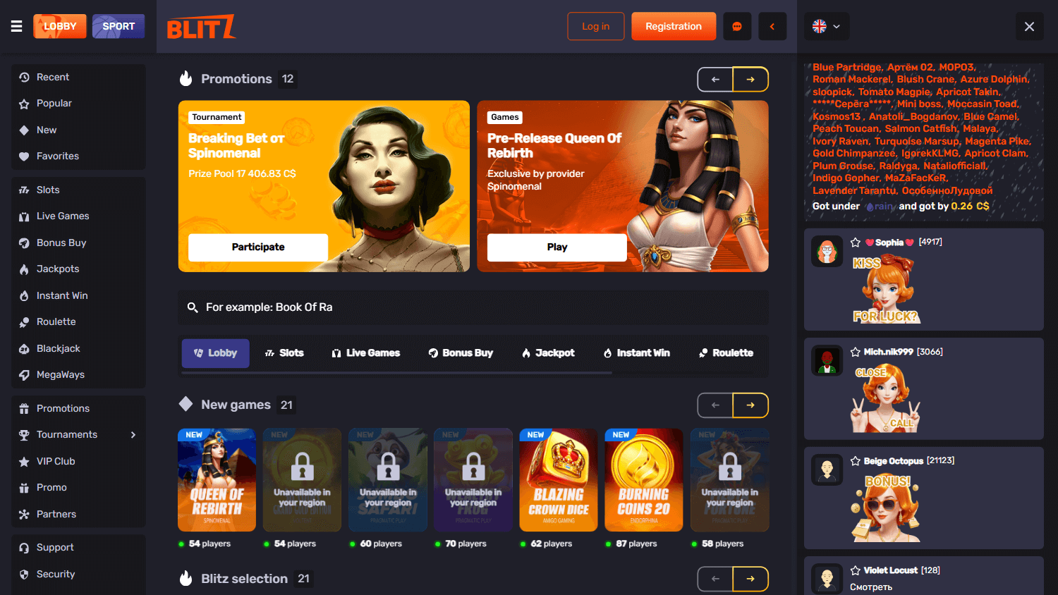 Bitz casino online