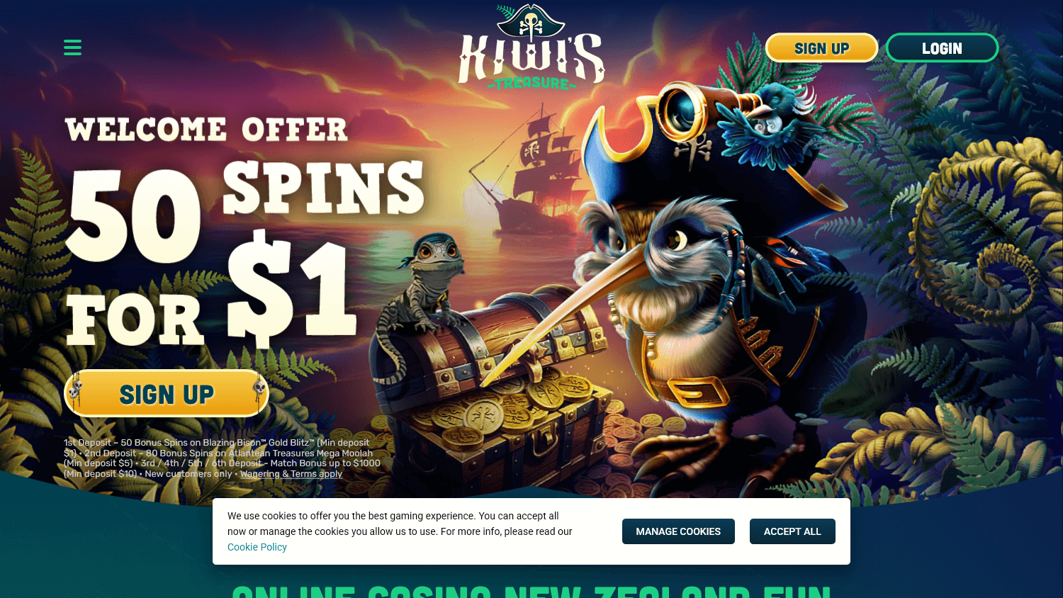 Kiwi Treasure Slots: Bet Kiwi Treasure Casino Guide for NZ
