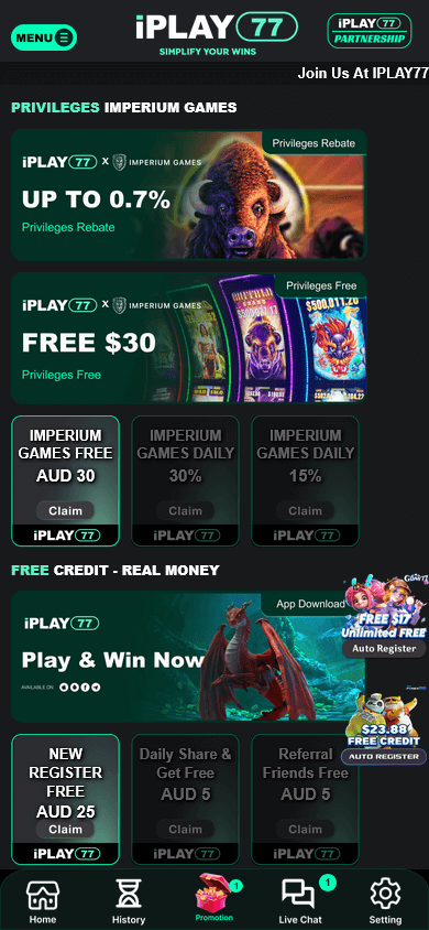 iplay77_casino_promotions_mobile