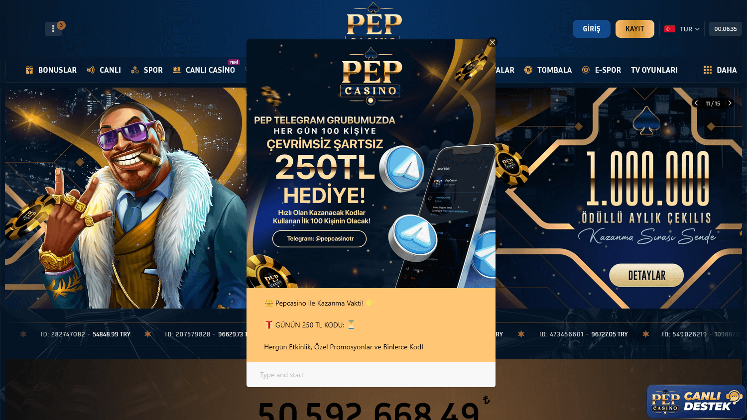pepcasino_homepage_desktop