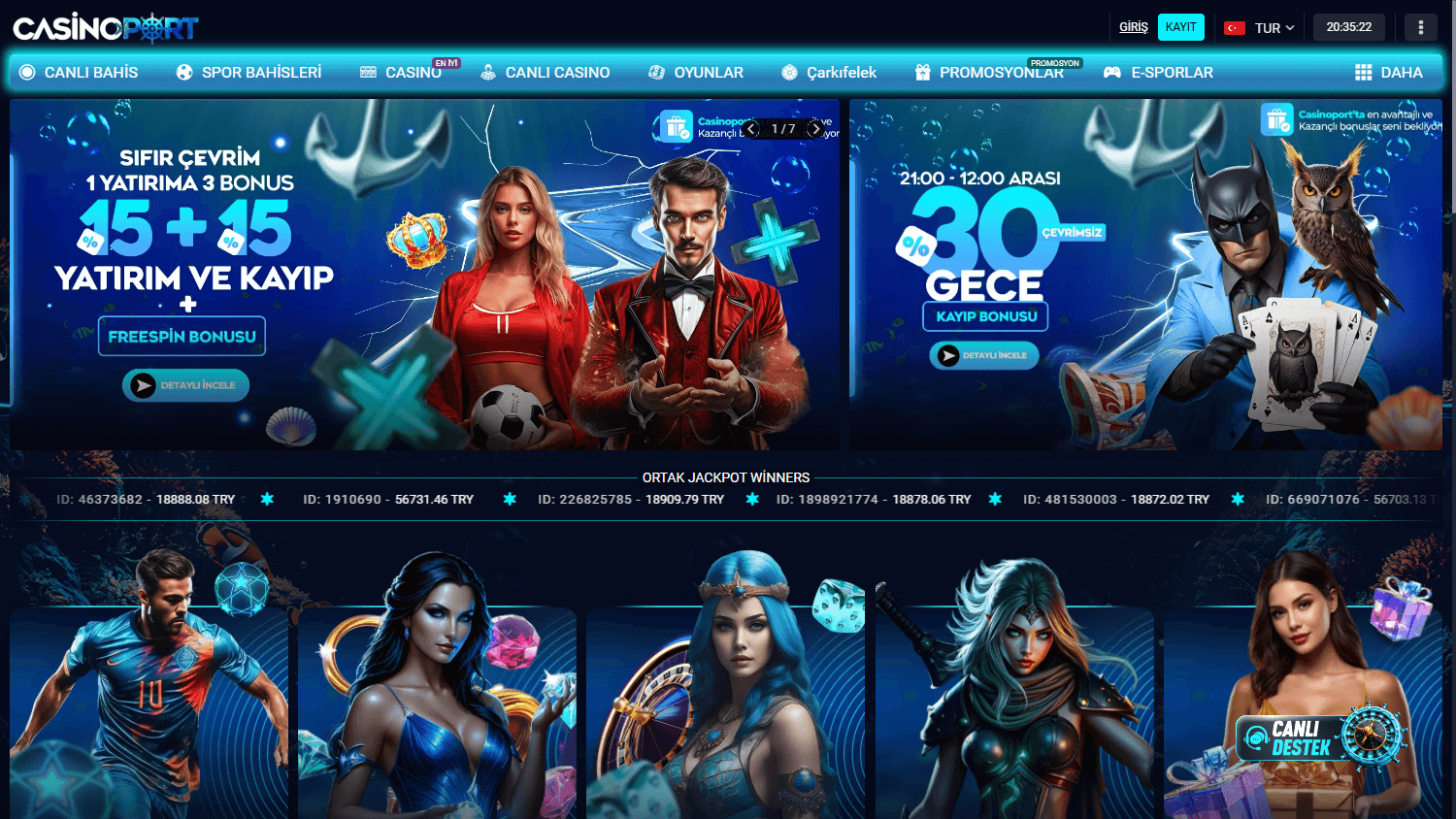 CasinoPort_homepage_desktop