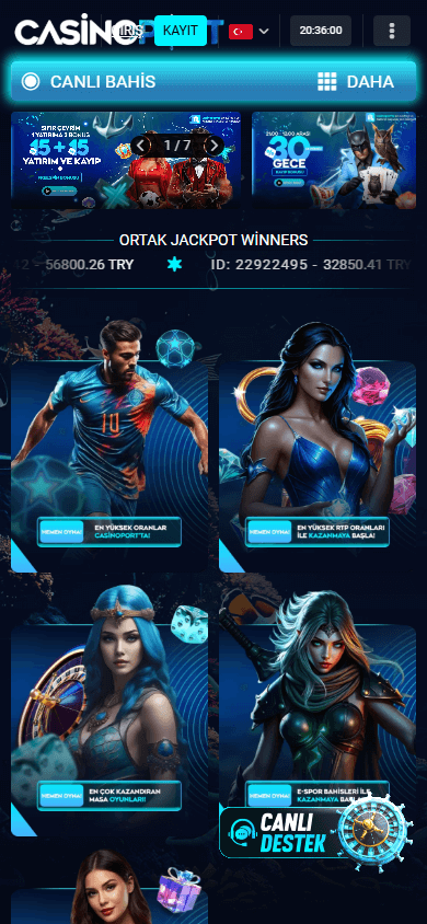 CasinoPort_homepage_mobile