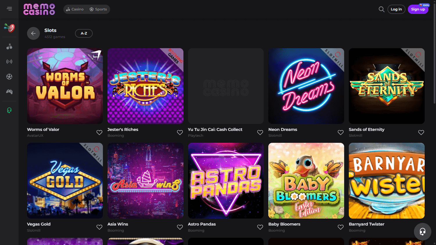 regolamentato Memo Casino bonus di compleanno immagine