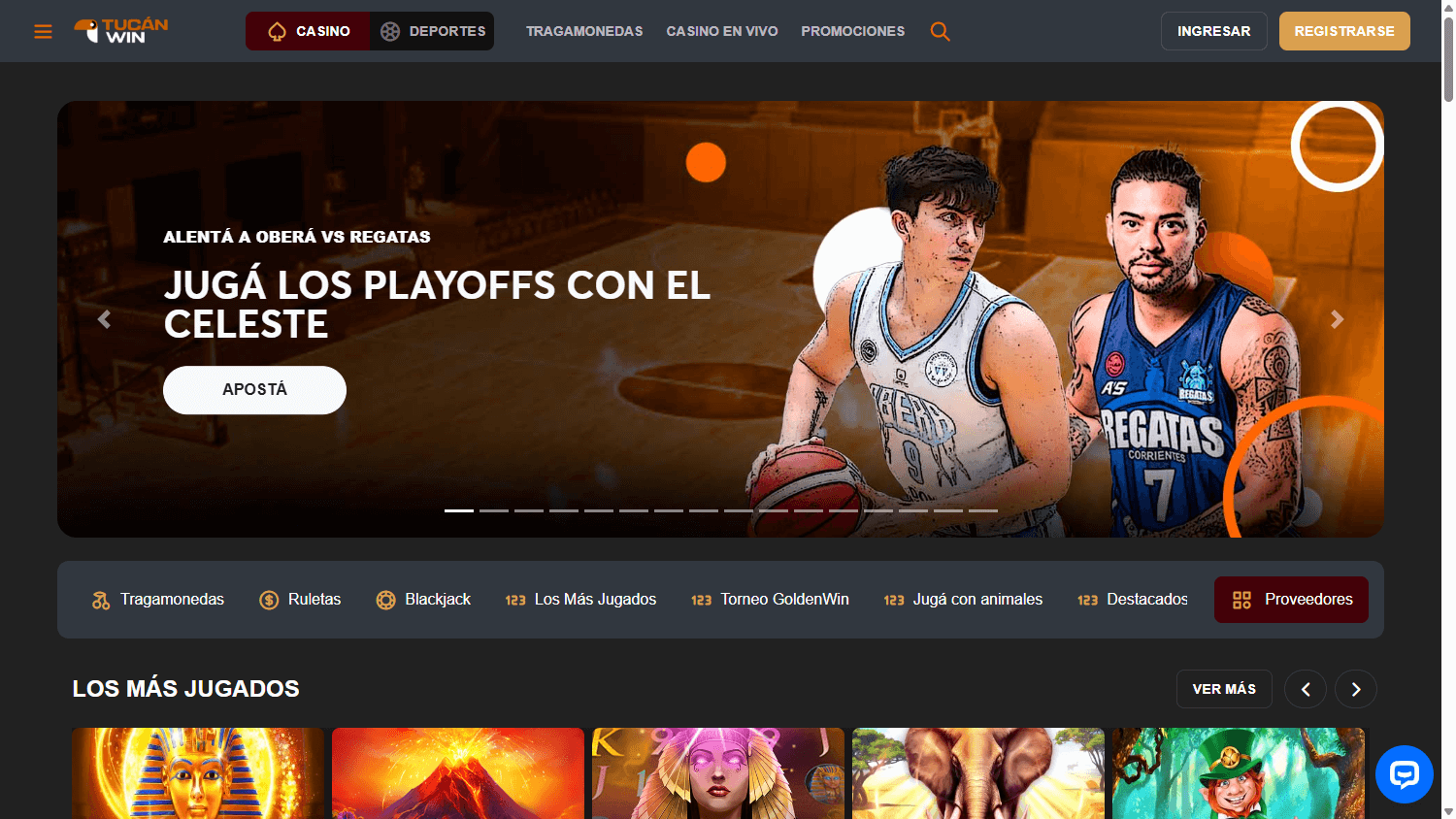 tucanwin_casino_homepage_desktop