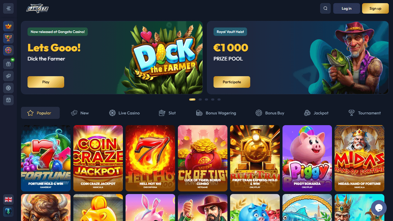 Gangsta_Casino_homepage_desktop