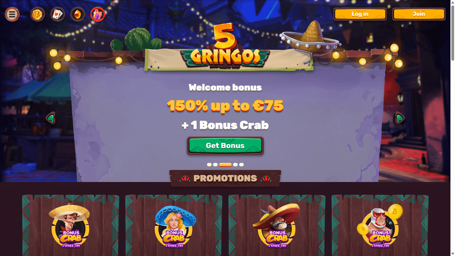 5Gringo Casino Promotionen