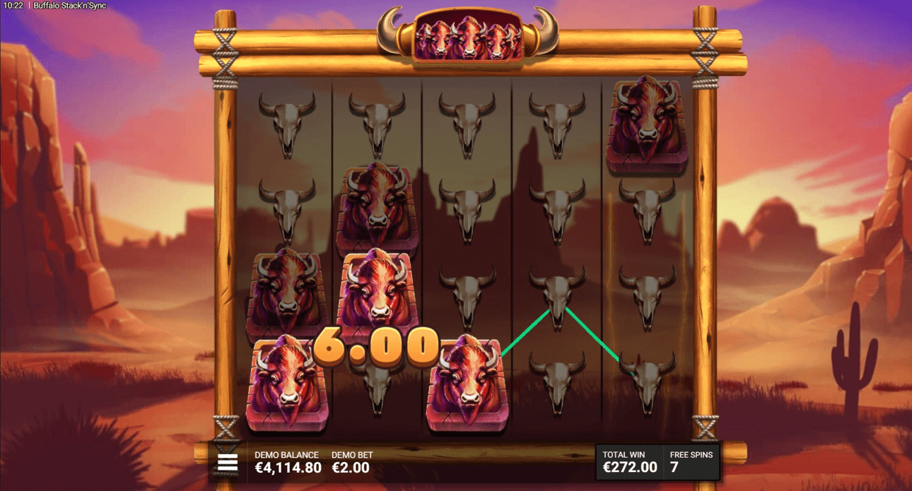 Buffalo Stack N Sync free spins