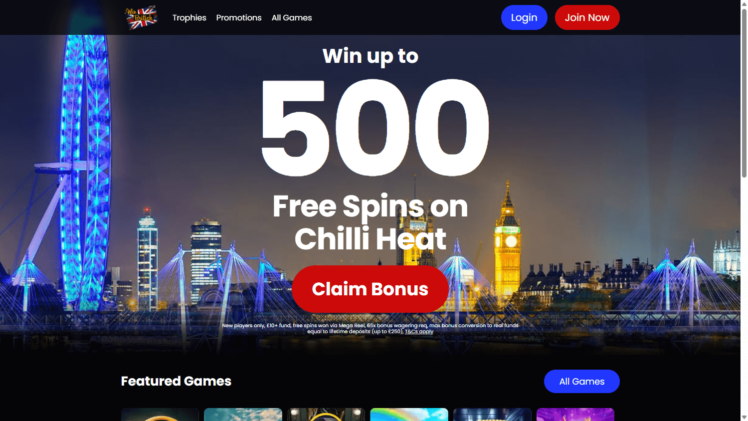 Win_British_Casino_homepage_desktop