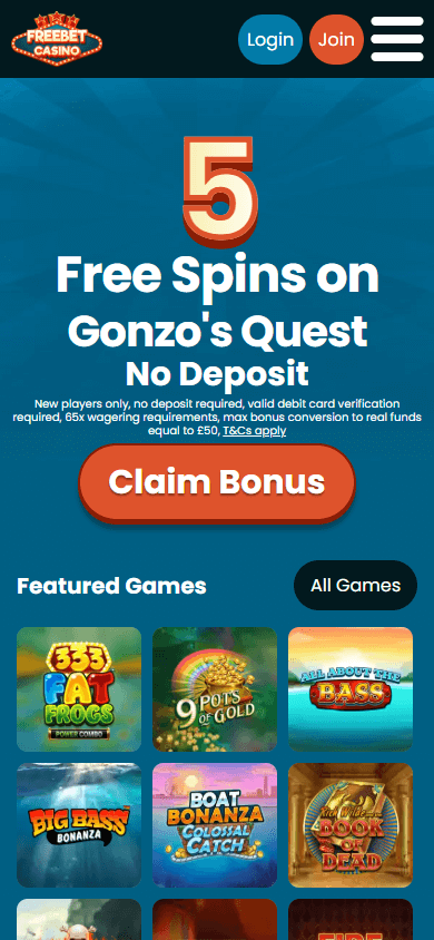 Freebet_Casino_homepage_mobile