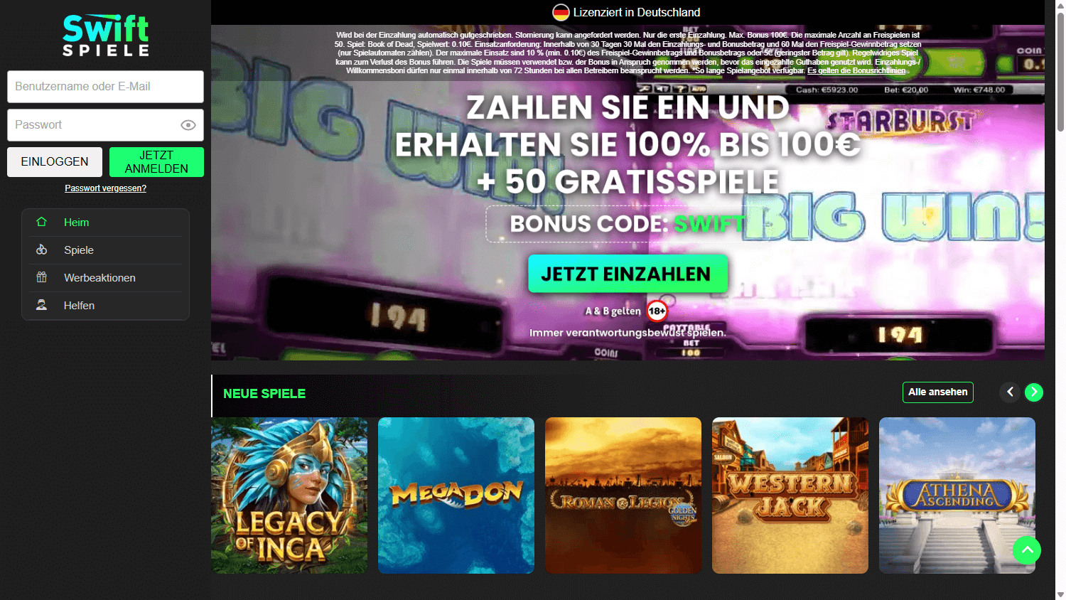 swift_casino_de_homepage_desktop