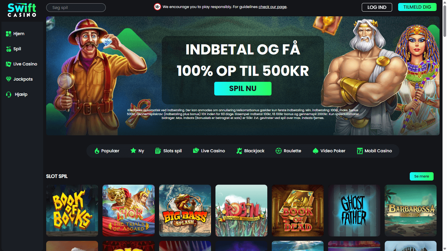 certificato Swift Casino casino live offerta