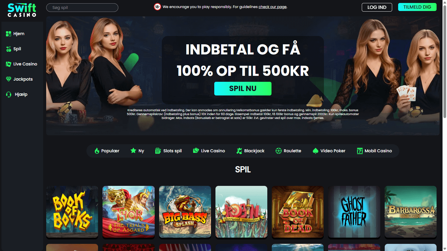 verificato bonus fedeltà su Swift Casino