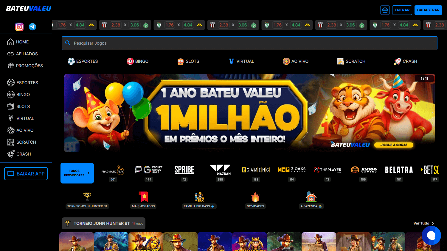 Bateu_Valeu_Casino_homepage_desktop