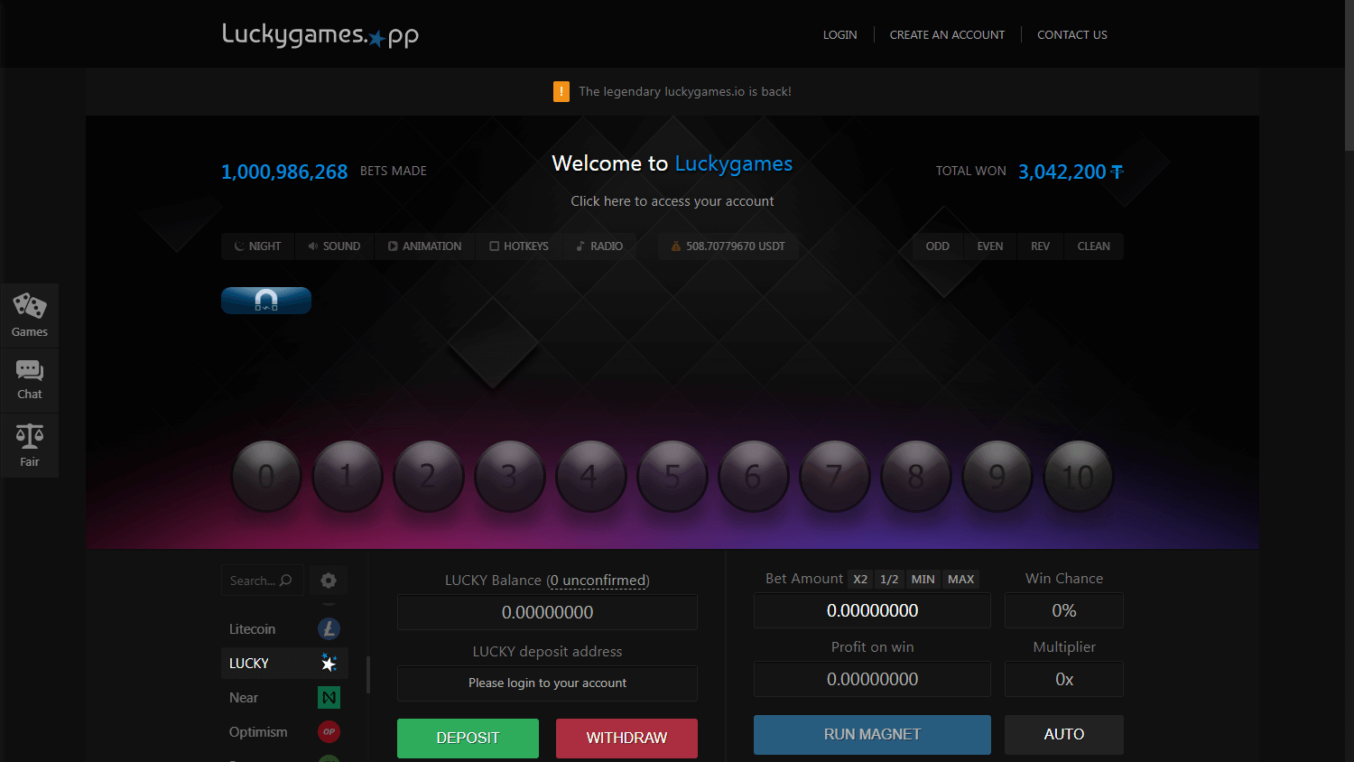 luckygames.io_casino_homepage_desktop