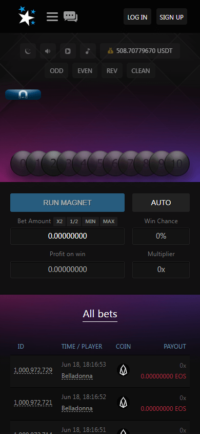 luckygames.io_casino_homepage_mobile