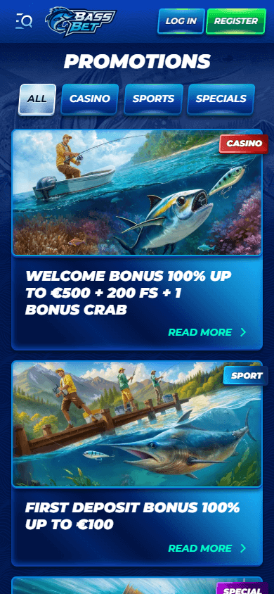 BassBet Casino Promotionen auf Mobilgeräten