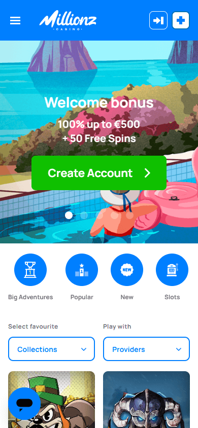 millionz_casino_homepage_mobile