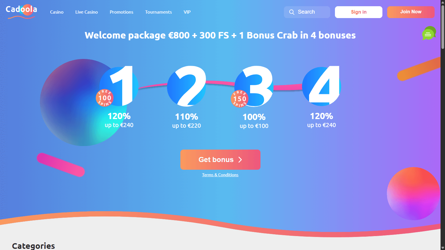 cadoola_casino_homepage_desktop