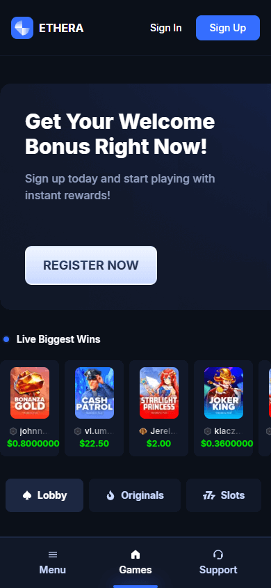 ethere_casino_homepage_mobile