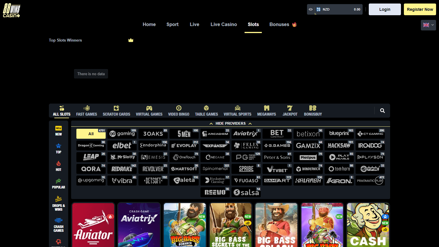 88Wins_Casino_game_gallery_desktop