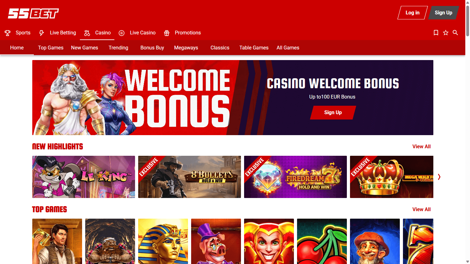 55bet Casino Login & Deposit Options: Review for Players in the United Kingdom