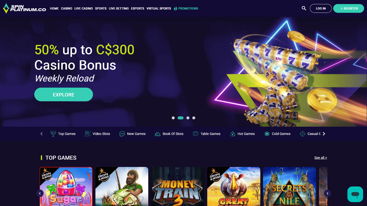 biggest Oscar Spin Casino sign-up offer