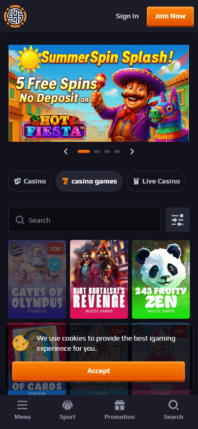 hotspins.io_casino_game_gallery_mobile