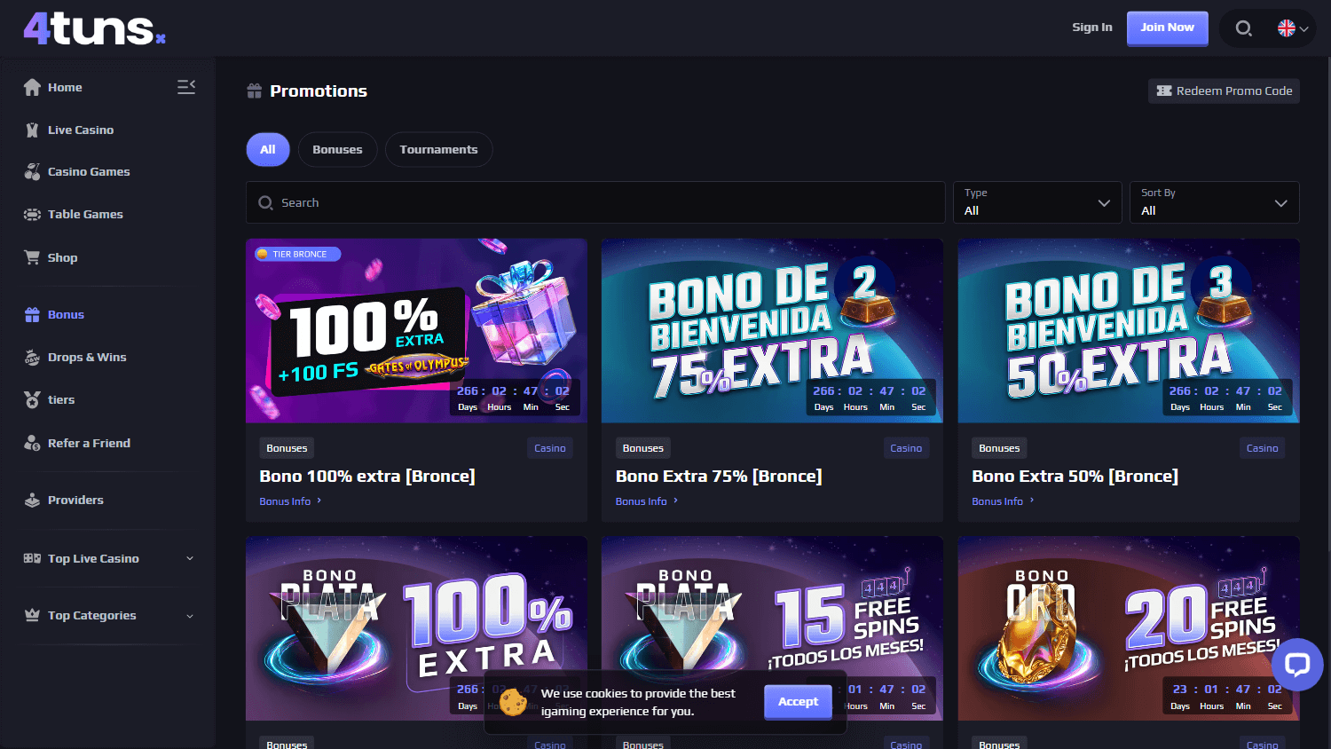 4tuns_casino_promotions_desktop