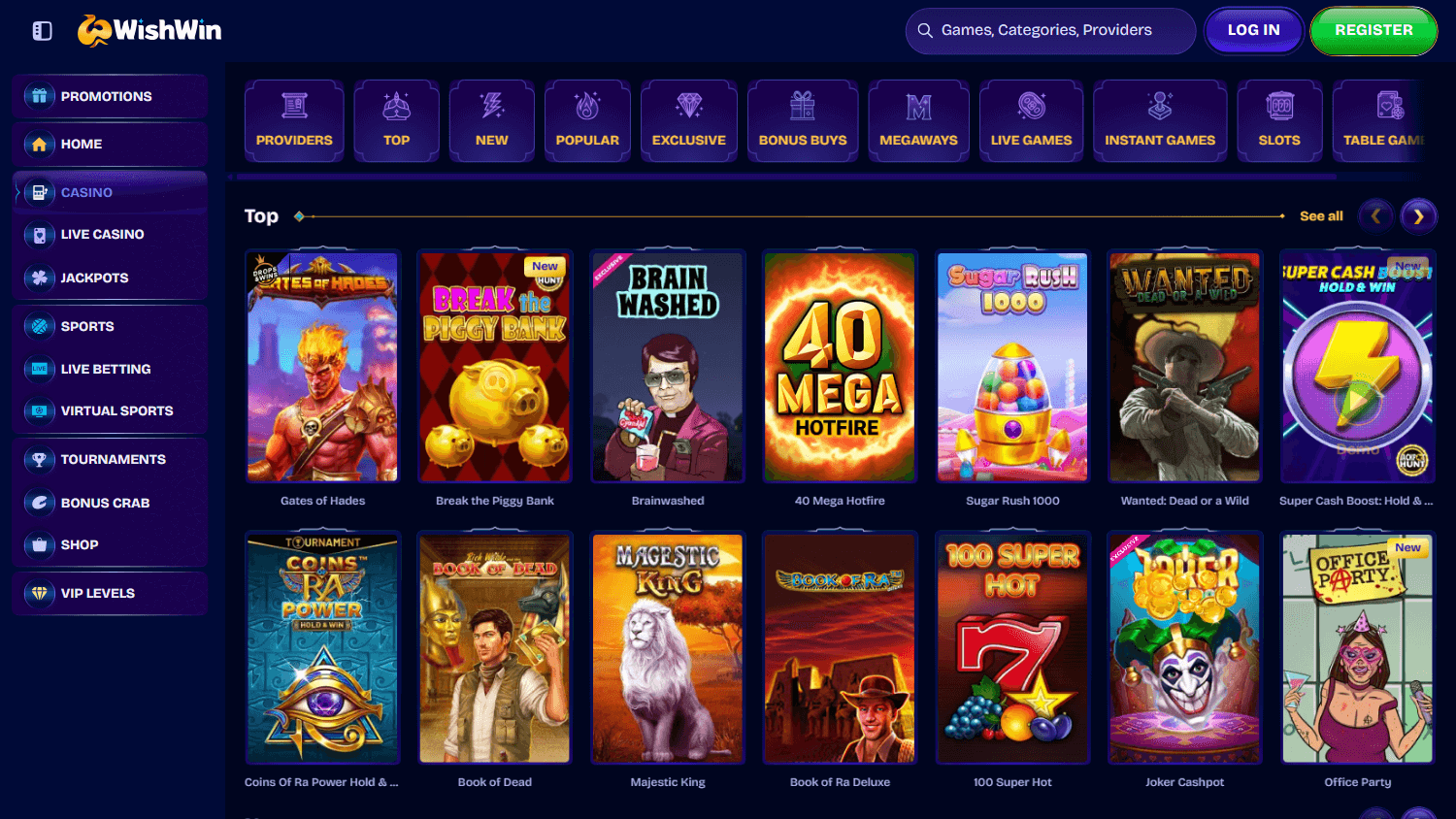 So registrierst du dich bei Wishwin Casino aus Deutschland