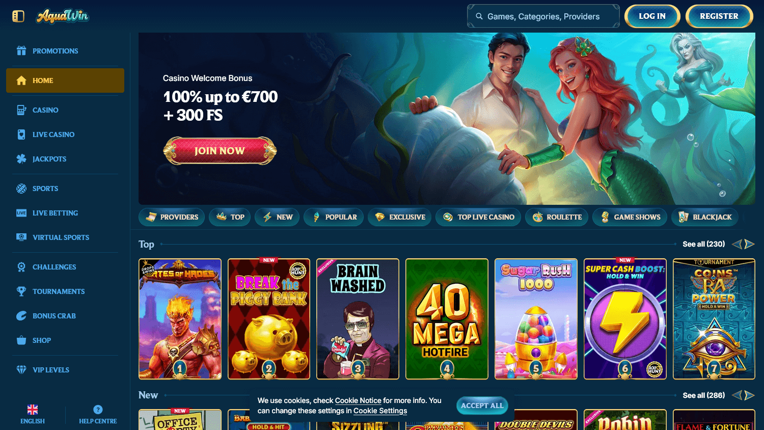 aquawin_casino_homepage_desktop