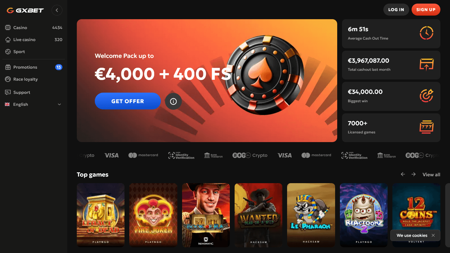 gxbet_casino_homepage_desktop