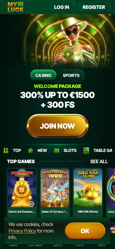myluck_casino_homepage_mobile