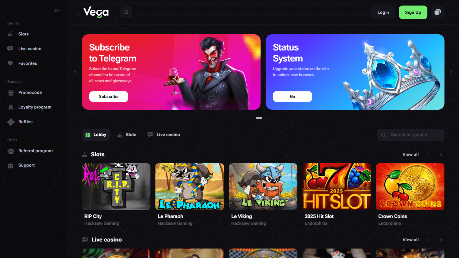 vega_bet_casino_homepage_desktop