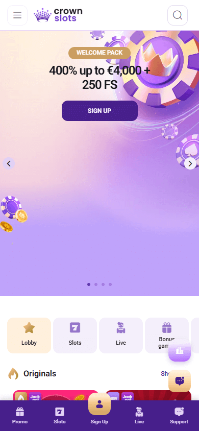 crown_slots_casino_homepage_mobile