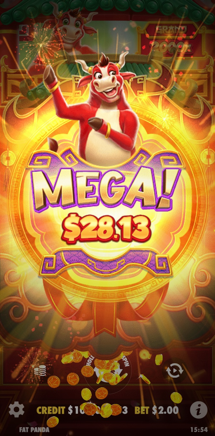 Lucky Ox slot - Mega win