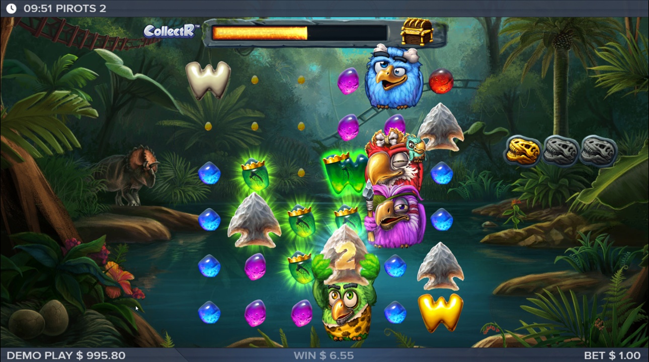 Pirots 2 - features activation