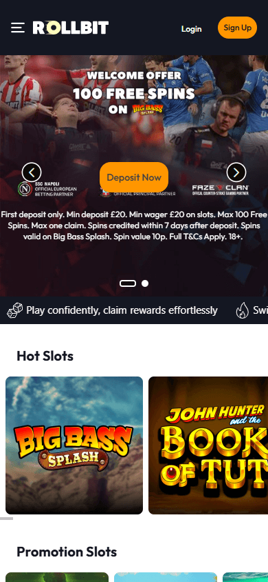 Rollbit_Casino_UK_homepage_mobile