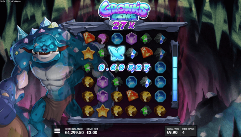 Gronks Gems free spins