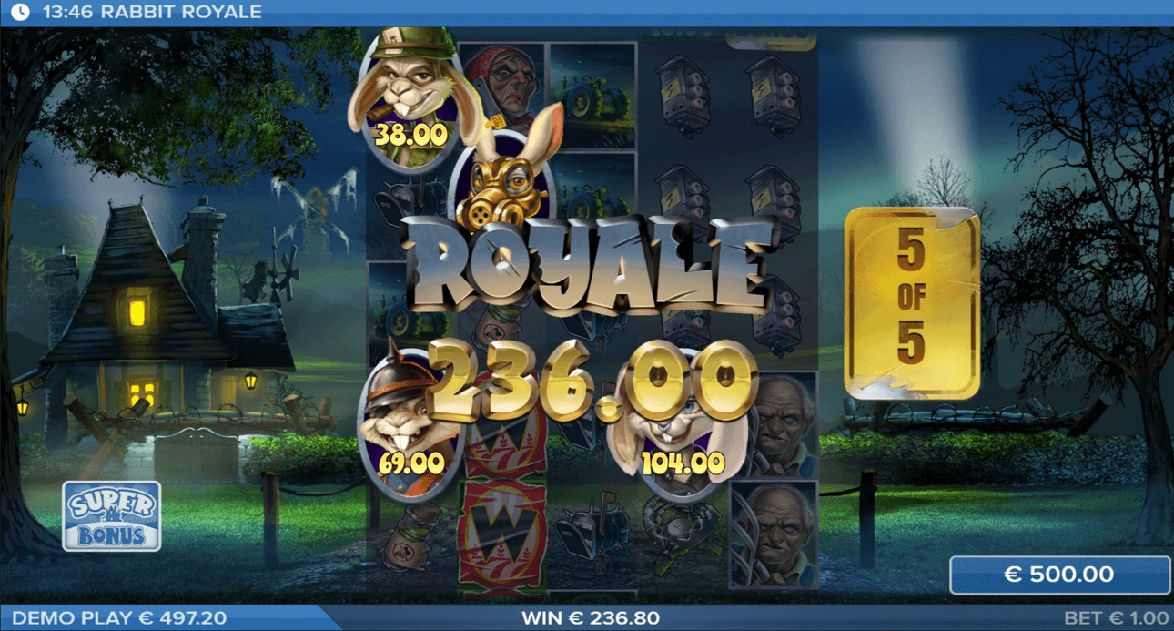 Rabbit Royale royale win