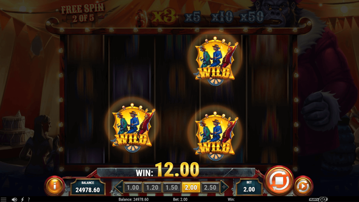 3 Clown Monty 2 free spins