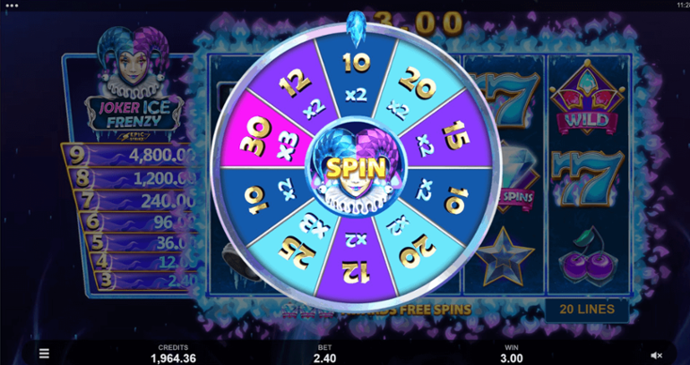 Joker Ice Frenzy Epic Strike wheel