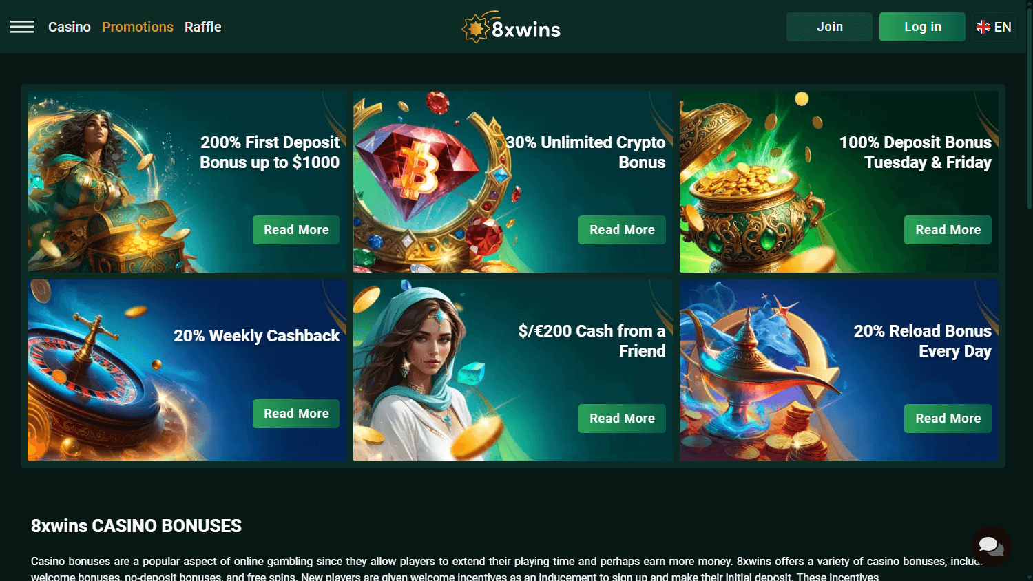 8xwins_Casino_promotions_desktop