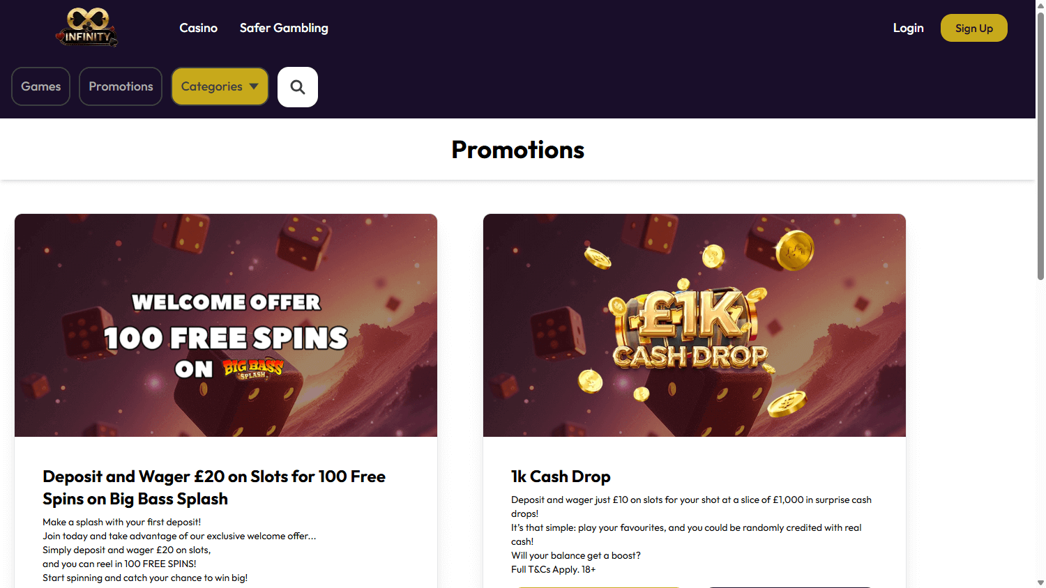 Infinity_Casino_promotions_desktop