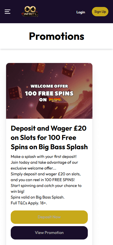 Infinity_Casino_promotions_mobile