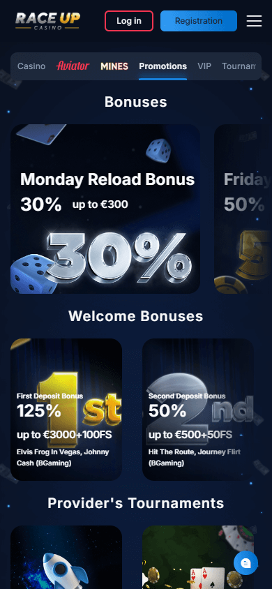 RaceUp_Casino_promotions_mobile