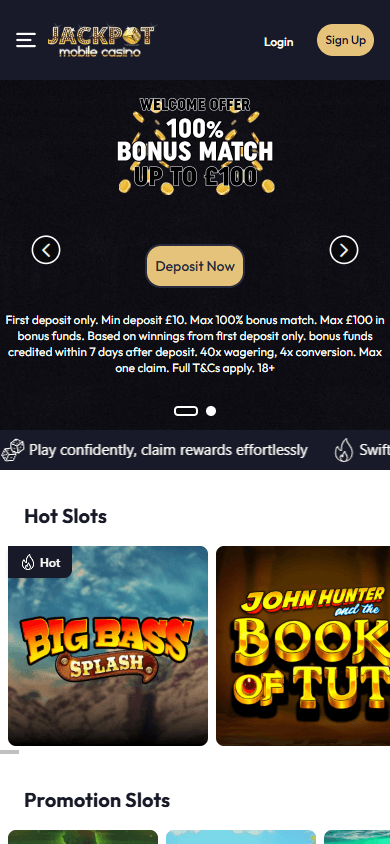 grab new player bonus at Jackpot Bob Casino